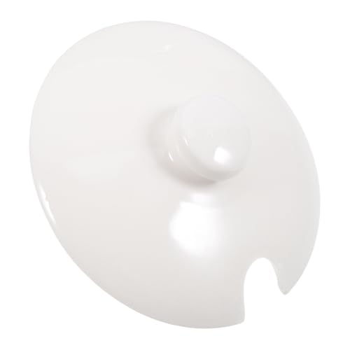 SOLUSTRE Ceramic Seasoning Jar Lid with Hole Easy to Clean Replacement Cover for Jars Kitchen Accessory for Everyday Use