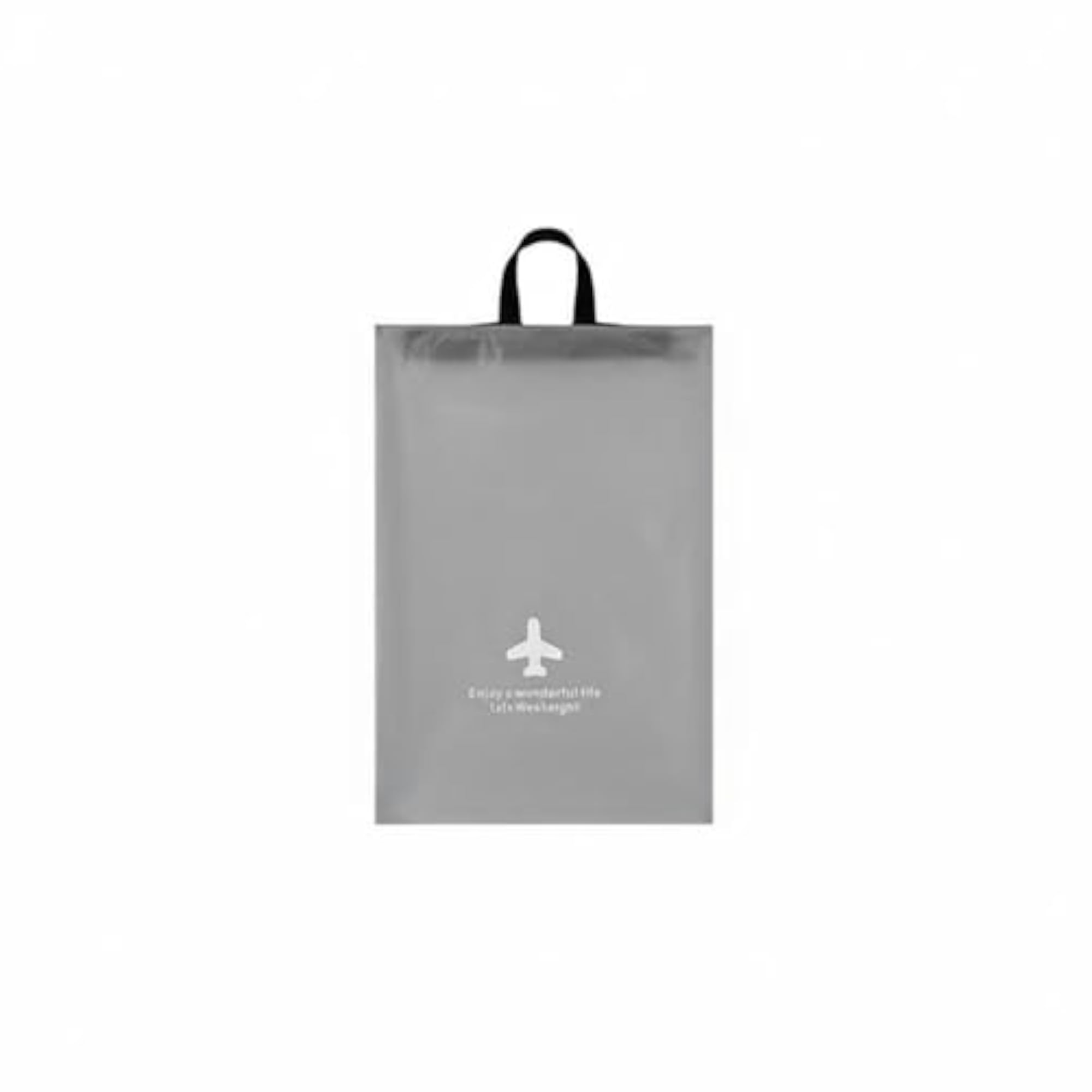 Leakproof Wet Dry Separation Travel Laundry Bag, Gray