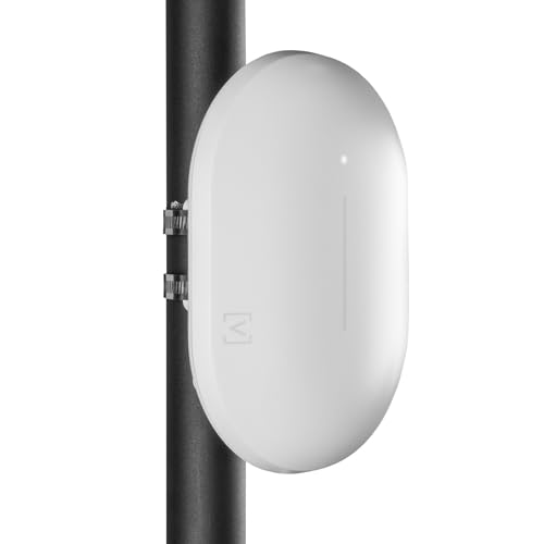 Alta Labs AP6-PRO Outdoor WiFi 6 Access Point | 6.3Gbps, Dual Band, IP68 Rated for Optimal Weatherproof Protection | 4096 QAM | PoE+, Seamless Roaming, WPA3 & App Control | Wireless Access Point