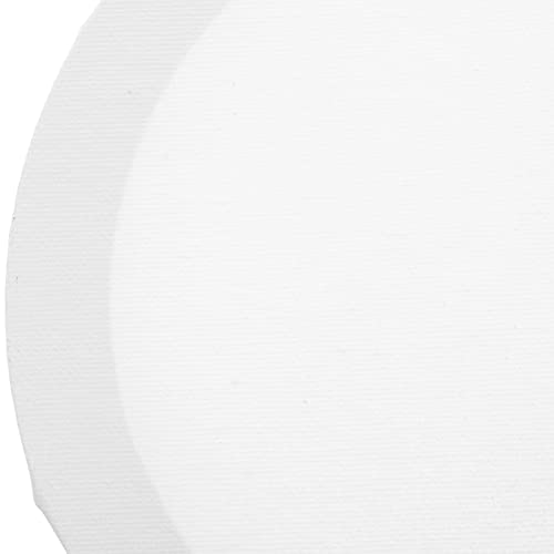 Panel de lienzo redondo portátil OSALADI estable para óleo y acrílico 4