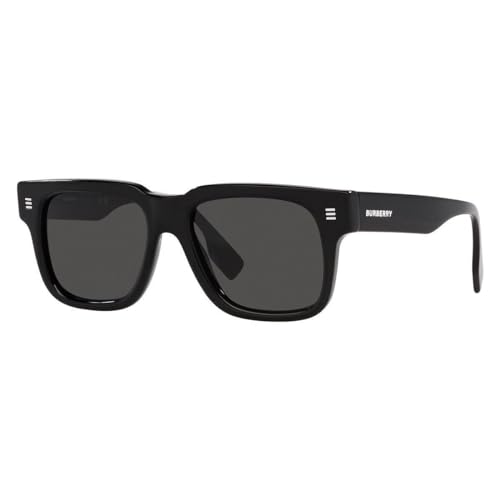 BURBERRY Men's Hayden Square Sunglasses, Black, 54-18-150 mm