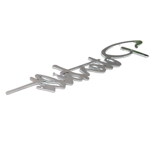 Image of Custom Stainless Logo Name Emblem Plate Fit for Peterbilt Side Frond of Hood Accessory Grille Fender