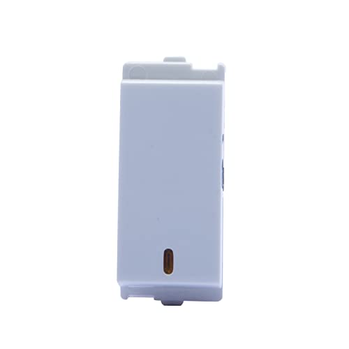 Image of Wipro Northwest Venia 16A One Way Switch With Indicator, White (pack of 20)