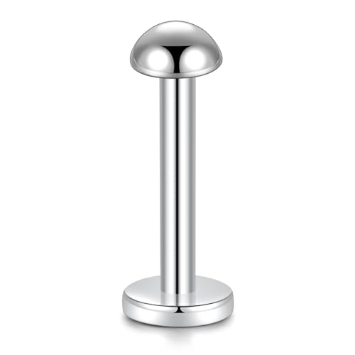 اورو اقراط لابريت 16 غرام G23 تيتانيوم لابريت 16 غرام، اقراط فضية 16 غرام تيتانيوم حلزونية لولبية داخليا، مجوهرات مونرو 8 ملم لثقب الشفاه والزنمة