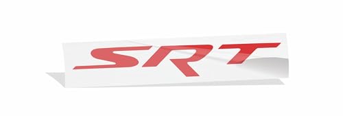 Reflective Concepts SRT Rear Emblem Overlay Decal Sticker- 2014-2021 Jeep Grand Cherokee SRT - (Color: Reflective Red)