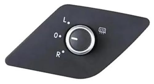 Interrupteur de rétroviseur de voiture pour 56D959565A bouton réglage chromé