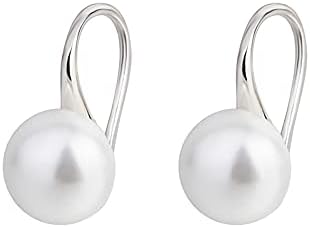 100% ソリッドイヤリング本物の真珠のジュエリージュエリー宝石ドロップイヤリング女性