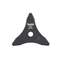 Makita D-66020 3-Zahn-Schlagmesser 230 mm, Aufnahme 25,4 mm, Dickichtmesser aus Stahl, für bspw. verastete Sträucher, dünne Gehölzpflanzen, krautige Gräser, passend für Sensen und Freischneider