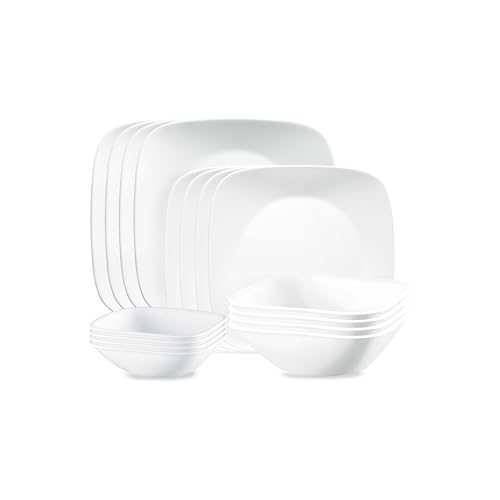 Corelle Vivid White 16-pc. Dinnerware Set