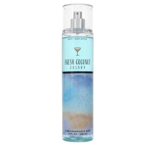 Bath & Body Works Fine Fragrance Body Spray Mist 8 oz (Fresh Coconut Colada)