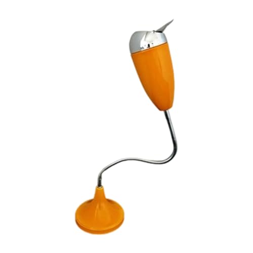 Cenicero artístico para botella de vino, curvatura ajustable, inclinado, resistente, base de metal, cubierta abatible para el hogar, restaurante, hotel, cenicero de metal ajustable y flexible para