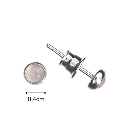 Artisana Schmuck - Orecchini piccoli rotondi in