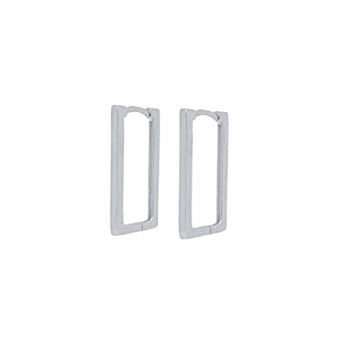 WZGWDC Pendientes de Tuerca rectangulares Huecos de Estilo Pendiente Piercing para Mujer joyería Pendientes 1