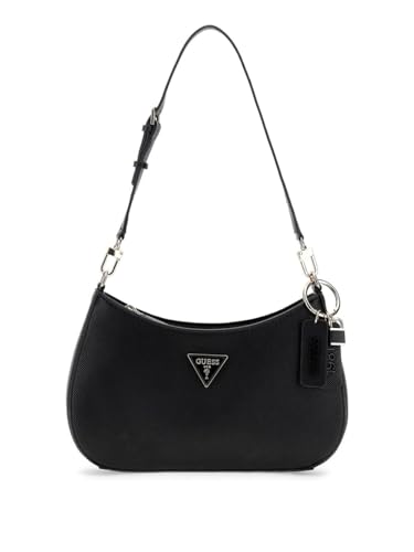 GUESS Noelle II Top Zip Shoulder Bag Black
