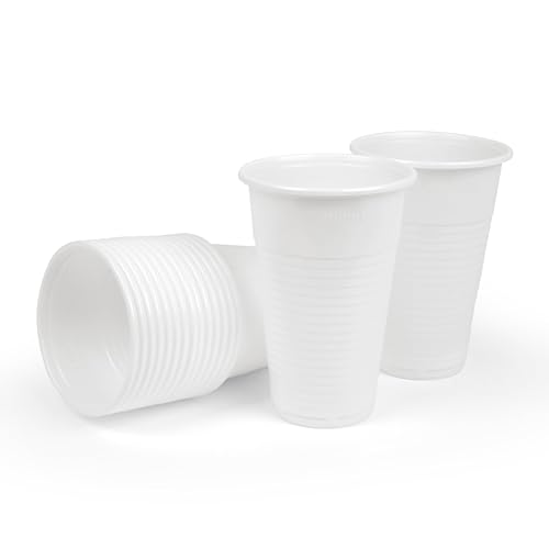 Pratici e funzionali: i bicchieri di plastica sono realizzati in plastica resistente e dispongono di una pratica tacca che consente una misurazione precisa della quantità di riempimento. Così avrai sempre il controllo perfetto sulle dimensioni delle porzioni.