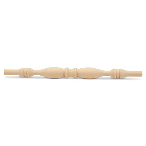 Image of Wooden Baluster Spindles 9 inch, Pack of 6 Spindles for Crafts, Woodworking, and Furniture, by Woodpeckers