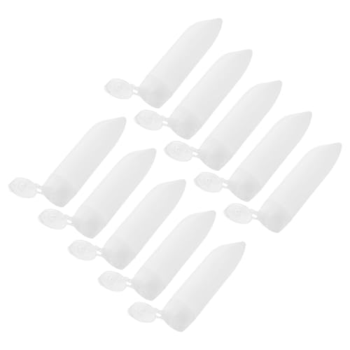 BETOOKY 10 Flaconi da Viaggio Vuoti 30 Ml in Plastica Leggera, Tubi Ricaricabili per Dentifricio, Crema e Lozioni con Tappo a Scatto, Erogatori Spremi Tubo per Uso Portatile in