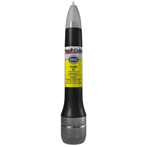 Dupli-Color AFM0363 Chrome Yellow Ford Exact-Match Scratch Fix All-in-1 Touch-Up Paint - 0.5 oz.
