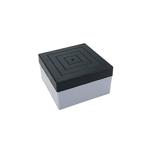 Tsnamay Set Of 4 Bed Risers Furniture Square Risers,Tpu Soft Rubber Stacked Freely Sofa Feet Replacement Heavy Duty 1.57 Inch/40Mm Height Increased,Grey #TOP4