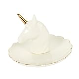 PRETYZOOM Bandeja Joyería Temática Unicornio Soporte Anillos Decorativo...