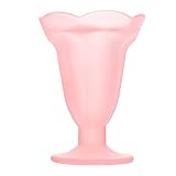 Top 10 Best Frosted Ice Cream Reviews & Comparison | Updated 8 Hemoton Frosted Glass Dessert Cup Vintage Matte Finish Ice Cream Holder for Home and Restaurant Use for Pudding Yogurt and Treats