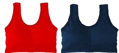 Cotton Full Coverage Non Padded Wire Free Air Sports Bra for Women (Pack of 2)-picture-48