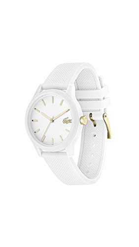 Lacoste Tr90 Quartz Watch With Rubber Strap, White, 18 (Model: 2001063) #TOP1