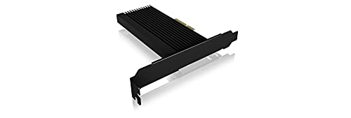 ICY BOX NVMe M.2 SSD a PCIe 4.0 X4 con dissipatore di calore in alluminio per Key-M con USB C