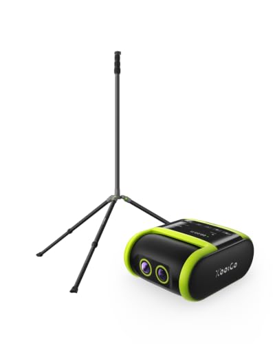 XbotGo Falcon Pro Field Pack, AI Sports Camera with Carbon Fiber Tripod | AI Sports Camera with Upgraded 13ft Tripod, Carbon Fiber Center Column, Reinforced Steel Legs, Reverse-Folding Design