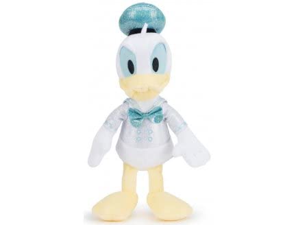 Peluche Canard Donald 30 cm - Edition Speciale 100ème Anniversaire - Set Doudou Adulte, Enfant avec Carte Offerte