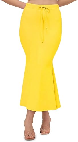 Image of Women's Perfect Curvy Look Saree Shapewear (Fish Baby Pink 2XL S90)
