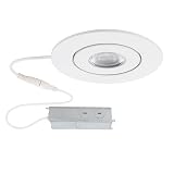 WAC Lighting Lotos 2in LED Round Adjustable Recessed Light 3000K Warm White 6W 530 Lumens IC-Rated Airtight 120V-277V Universal in White