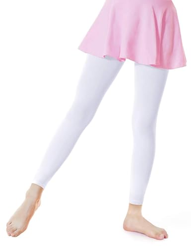 Image of Daydance Girl's Women's Footless Tights for Dance, Balle, Gymnasics