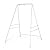 ONCLOUD Upgraded Hammock Chair Stand Metal Swing Stand Frame, Heavy Duty Steel Hammock Stand Only for Porch, Backyard, Indoor or Outdoor
