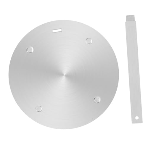 LOLIPPYY Placa Difusora de Calor para Cocina de Gas y Vitrocerámica Acero Inoxidable Resistente Adaptador para Estufa Eléctrica Inducción Accesorio Esencial para Reparto de Calor Uniforme