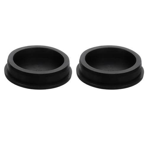 Image of uxcell 2 Pcs Black Plug Holes, Waterproof Rubber Button Plug for 66.5mm / 2.62 inch Hole
