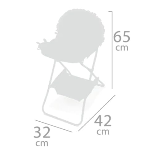 Seggiolone Per Bambole Pipo Pieghevole Decuevas Toys 53247 - 4