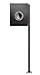 Produktbild Radius Standbriefkasten Letterman 2 anthrazitgrau RAL 7016 Zeitungsrolle mit Pfosten - 564 G