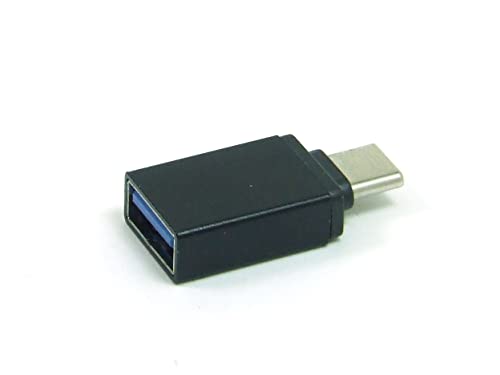 POPESQ 1 unidad. x Adaptador OTG C - A Conector hembra USB 3.1 Negro #A4857