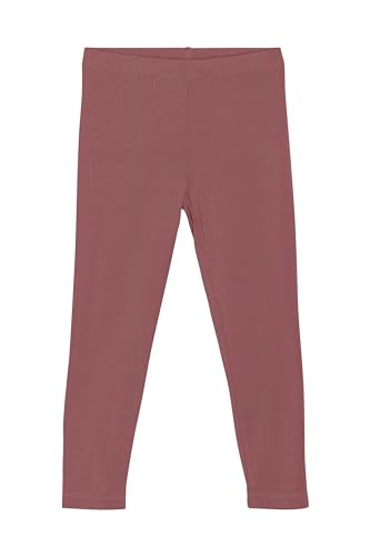 Leggings Minymo de bambú suavidad y abrazos para la piel de tus niñas en color rose brown 140