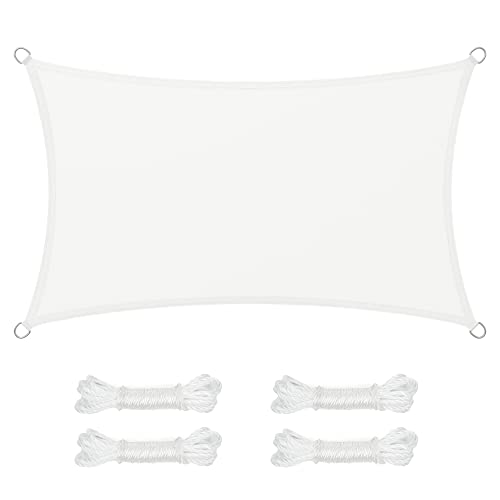 SONGMICS Vela de Sombra de 3 x 5 m Impermeable