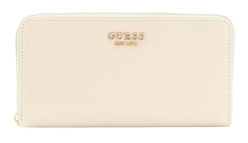 GUESS Laurel SLG Cheque Organizer Bone grand portefeuille femme porte-monnaie