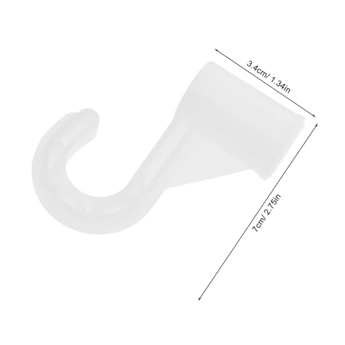 Miniatura 2 de Elayard Soporte Para Barra De Armario 6 Piezas Ganchos Ajustables Para Colgar Ropa Accesorios Para Armario Compatible Con Dormitorios Instalación Rápida Y Estructura Resistente