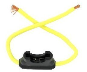 Bussmann Hhd In-Line Atc Fuse Holder - 32V/30A - #12 Wire Leads, 1 Pack #TOP1