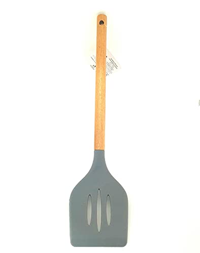 Espátula Silicone Cabo Madeira Acácia - YAN06 - Yangzi