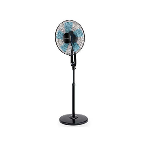 THOMSON - Ventilador Pie 40cm, Pantalla Digital Mando a Distancia, Temporizador, 3 Velocidades, 50W,...