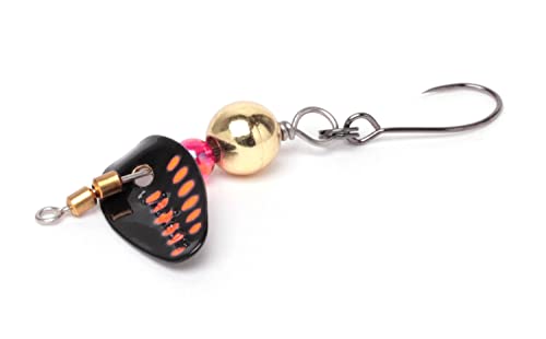 Jackson Lure Baggy Spinner 0.1 oz (3 g) BO Black/Orange Dot