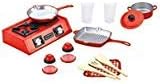 Kids Pretend Play Mini Toy Stove Top Pots Pans Kitchen Set