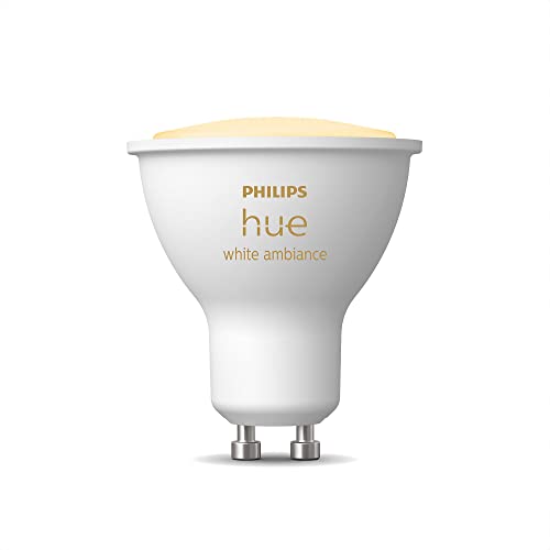 Philips Hue White Ambiance Smart Home Light [GU10 Spot] Works with Alexa, Google Assistant and Apple Homekit. for Livingroom, Bedroom and Indoor Lighting.