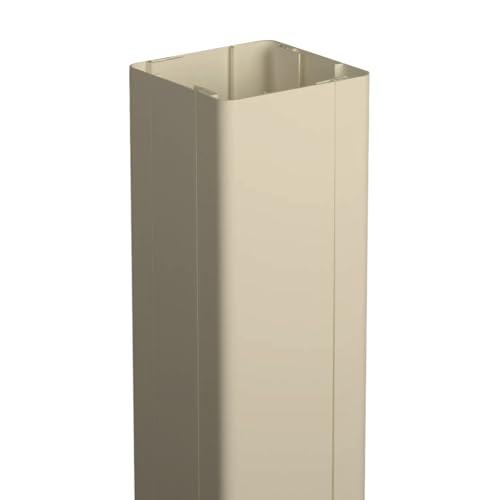 Image of Weatherables 4x4 Vinyl Post Wrap - Weatherproof Premium Outdoor Vinyl Porch Post Wrap for Quickly Refreshing Existing Deck, Patio, and Porch Posts (4 inchx4 inchx96 inch, Tan)
